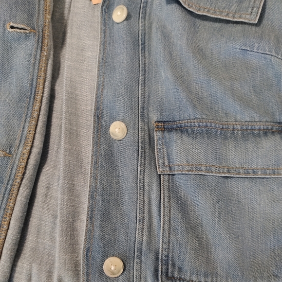 LOFT Plus Swing Denim Utility Jacket - Picture 9 of 11